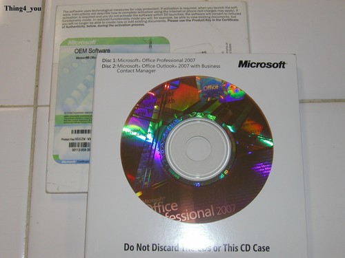 Microsoft office 2007 - office,